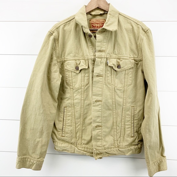 levis tan trucker jacket